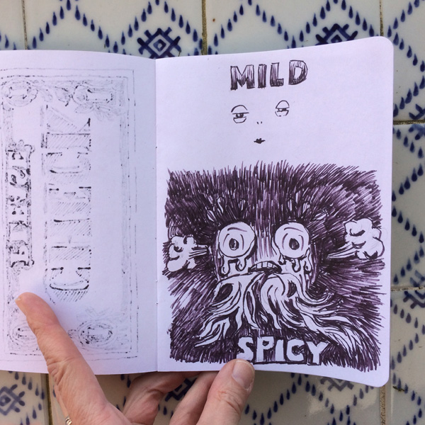 sketchbook by Kirsi Kukkurainen